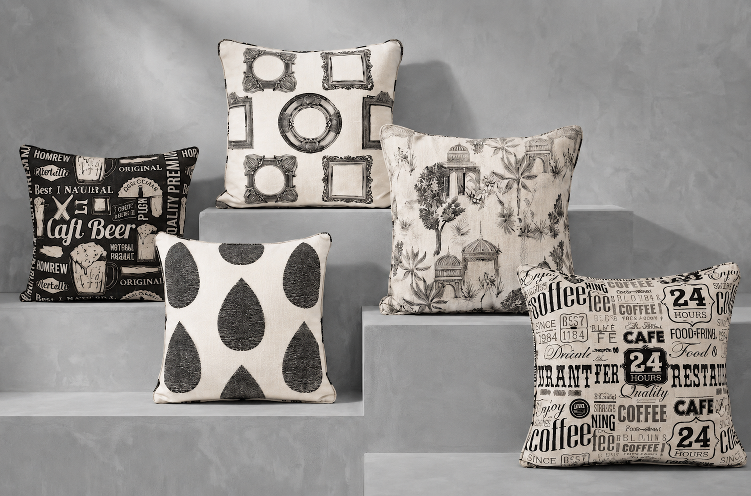 White Cushions
