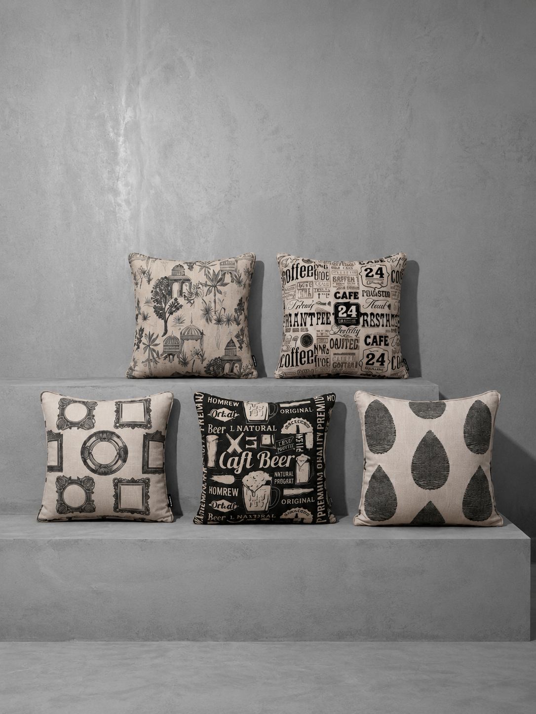 Black Cushions