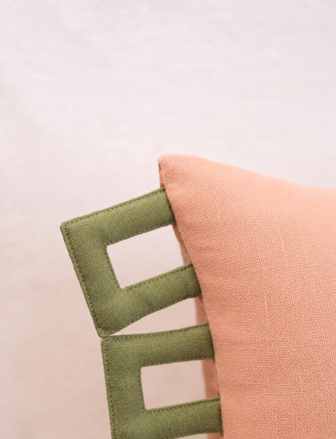 Apricot Frame Cushion Cover Aaraamya
