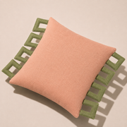 Apricot Frame Cushion Cover Aaraamya
