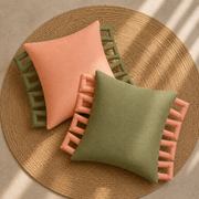 Olive Frame Cushion Cover