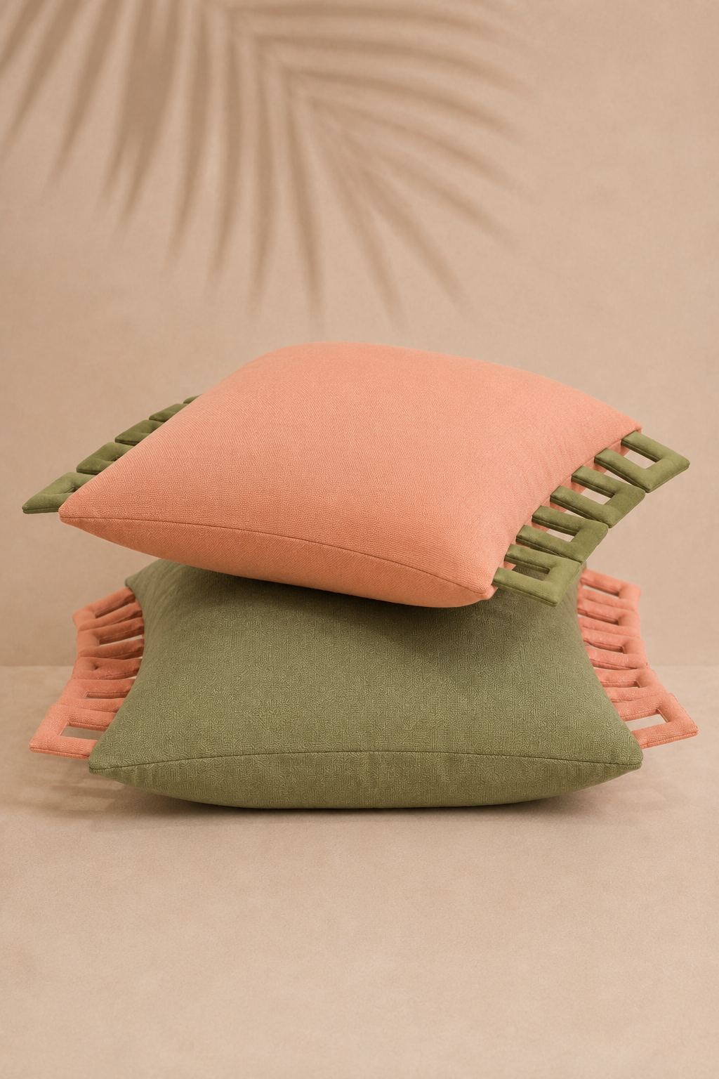 Olive Frame Cushion Cover