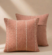 Blush Stitch Cushion Cover