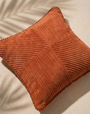 Burnt Terracotta Tiltline Cushion Cover