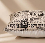 Cafe Tales Cushion Cover