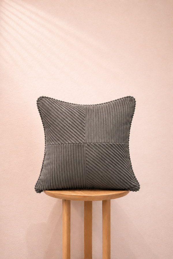 Cloud Gray Tiltline Cushion Cover