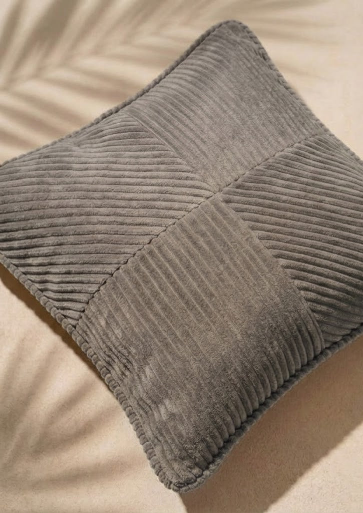 Cloud Gray Tiltline Cushion Cover