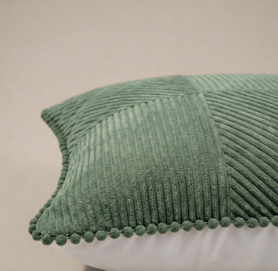 Gray Green Tiltline Cushion Cover
