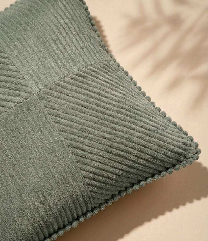 Gray Green Tiltline Cushion Cover