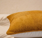 Harvest Gold Axis Grid Cushion Cover
