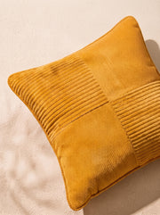 Harvest Gold Axis Grid Cushion Cover