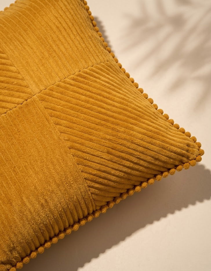 Harvest Gold Tiltline Cushion Cover