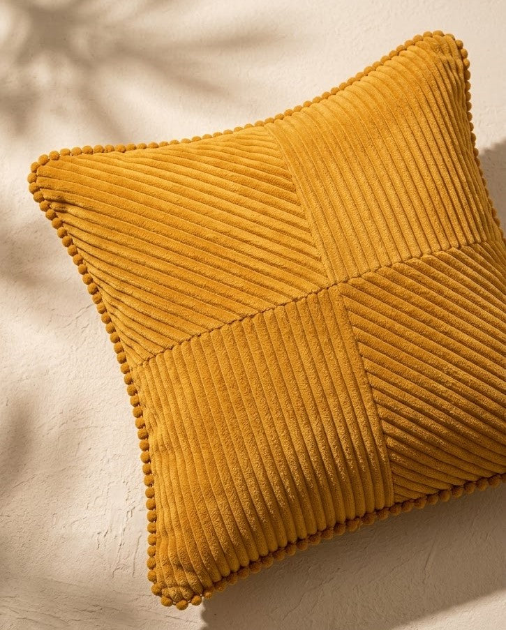 Harvest Gold Tiltline Cushion Cover