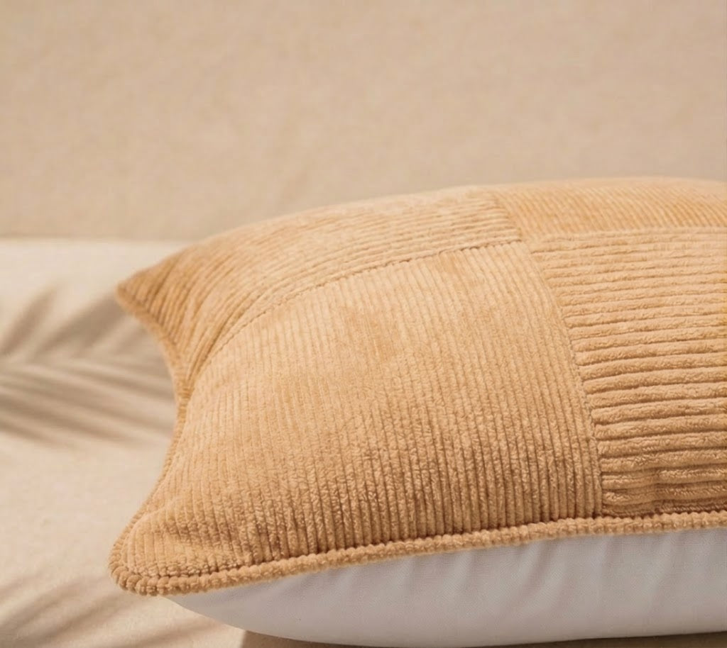 Sand Dune Axis Grid Cushion Cover