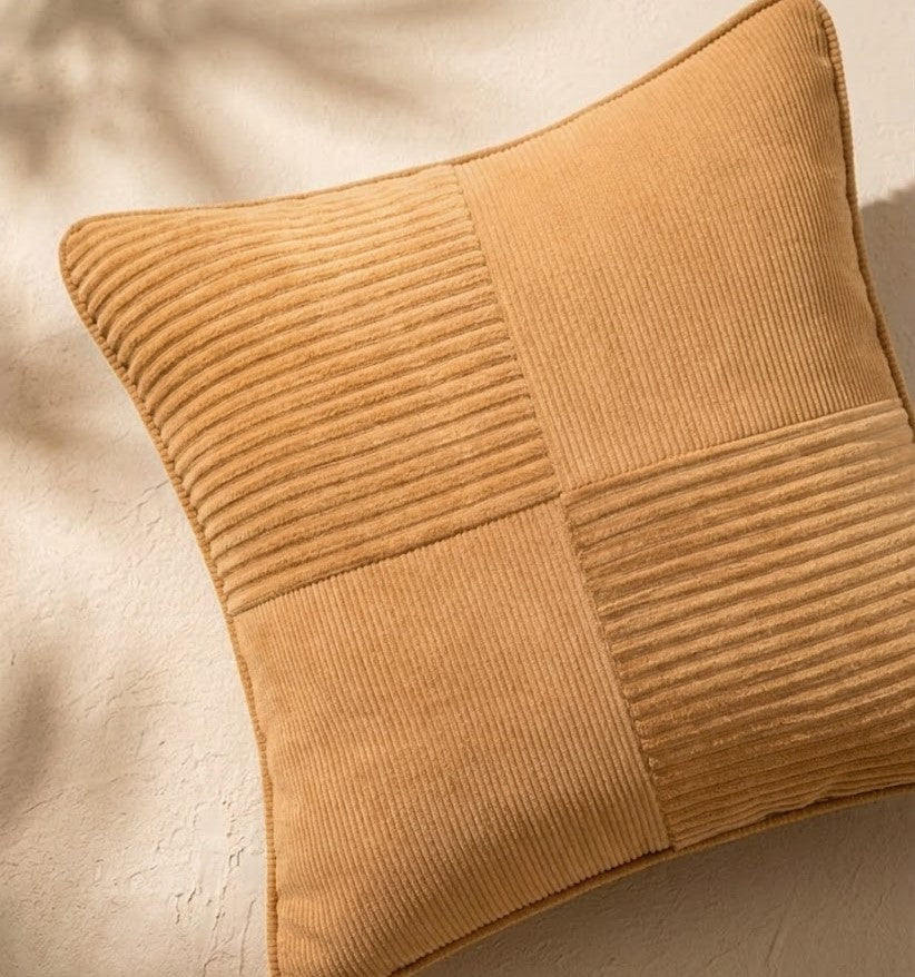 Sand Dune Axis Grid Cushion Cover