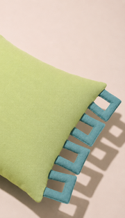 Lime Frame Cushion Cover Aaraamya