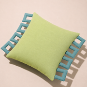Lime Frame Cushion Cover Aaraamya