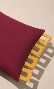 Merlot Frame Cushion Cover Aaraamya