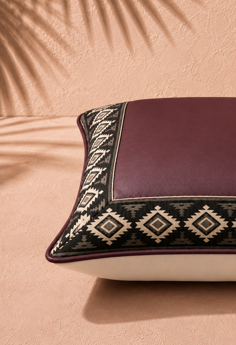 Totem Core Cushion Cover - Burgundy