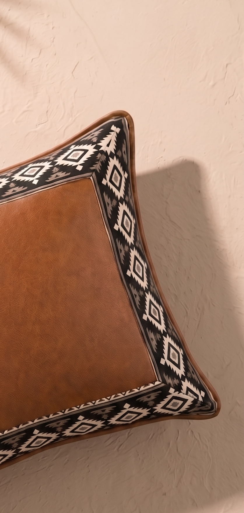 Totem Core Cushion Cover - Cognac Brown