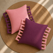 Dusty Rose Frame Cushion Cover
