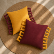 Saffron Frame Cushion Cover
